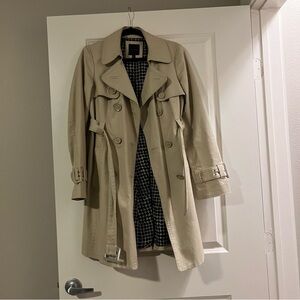 The Limited Beige Trench Coat with Belt